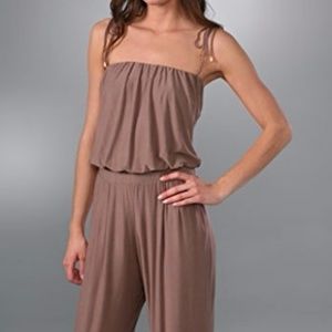 T-Bags NAVY Misa Wide Leg Jumpsuit